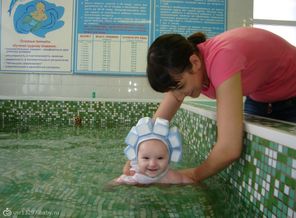 В бассейне