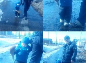 с папой весело гулять!))