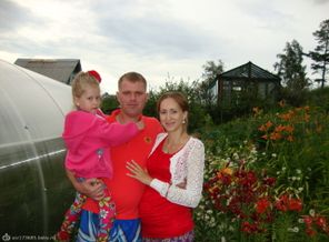 Здесь мы ещё в четвером с нашим маленьким чудом