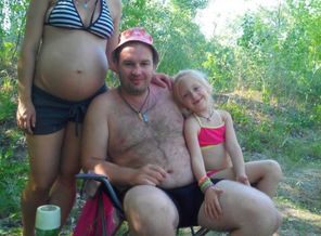 с любимыми на природе