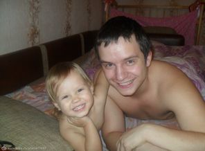 Танюшка с папочкой