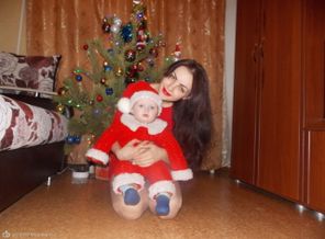 С любименьким сыночком))))