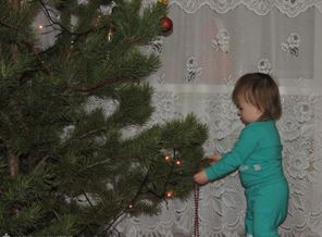 наряжали елочку к новому году