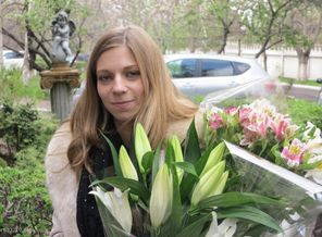 я на выписке из роддома