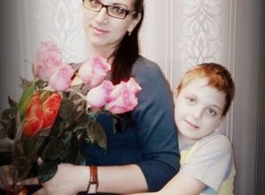 любимые муж и сыночек поздравили)