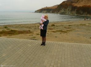 С любимой доченькой