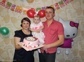 Первый День Рождения Анютки, любимой доченьки ***