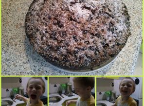 Черничный кейк для всей семьи