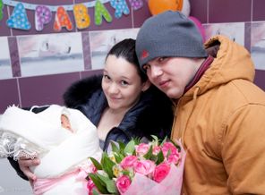 Наша малышка дома)