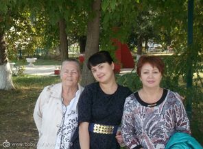 С мамой и бабушкой)