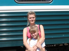 Мы с дочуркой. лето 2012