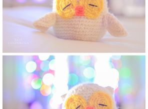 вязаная игрушка Совушка