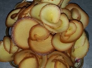 печенные розочки