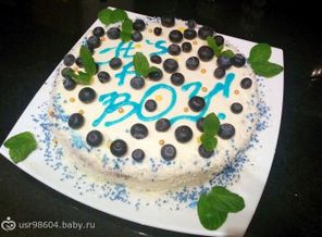 Тортик на baby shower вечеринку