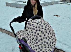 на прогулке