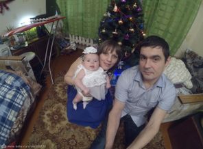 наш первый новый год нашей маленькой семьи