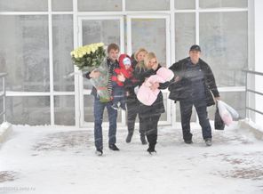 из роддома с Евочкой