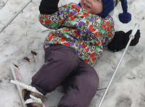 Маленький лыжник