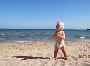 Впервые увидела море