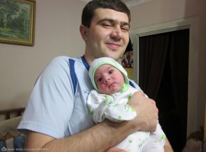 Доча с папой