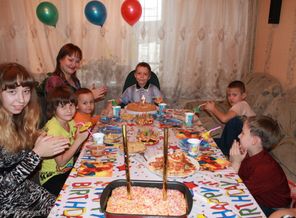 семилетие среднего сыночка.