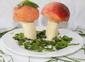 Фруктовые грибочки для сына или дочки))